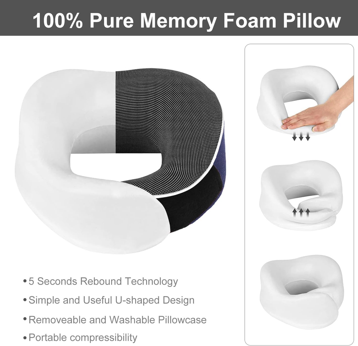 ✈️ Travel Neck Pillow – Comfort That Travels With You