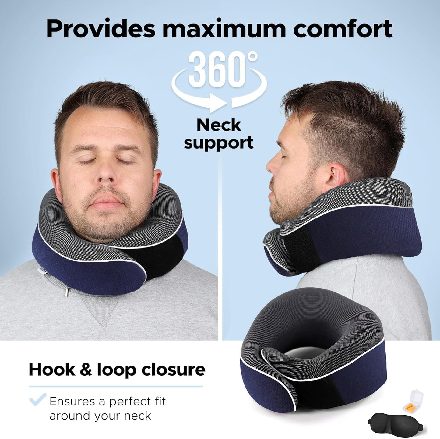 ✈️ Travel Neck Pillow – Comfort That Travels With You