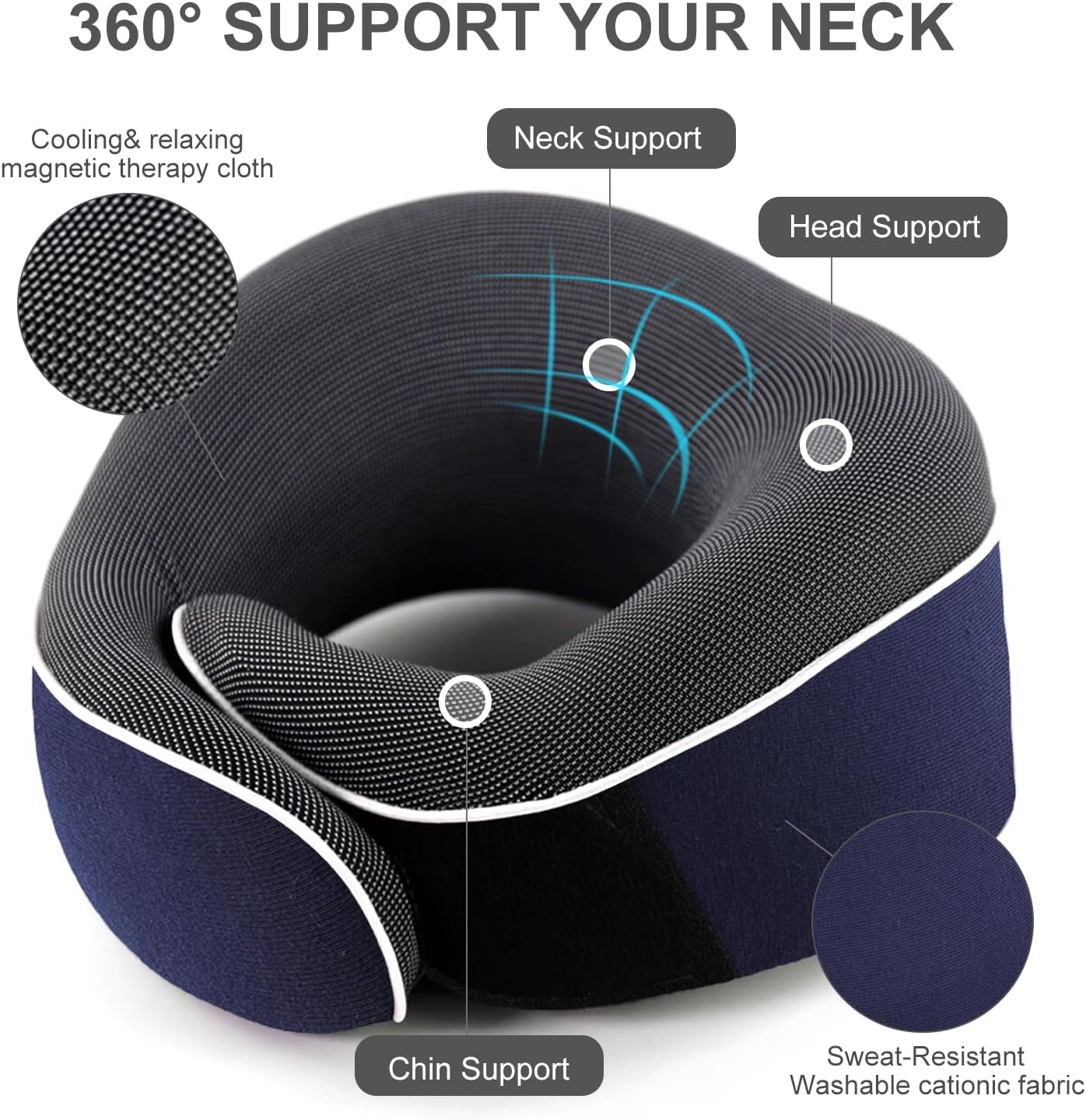 ✈️ Travel Neck Pillow – Comfort That Travels With You