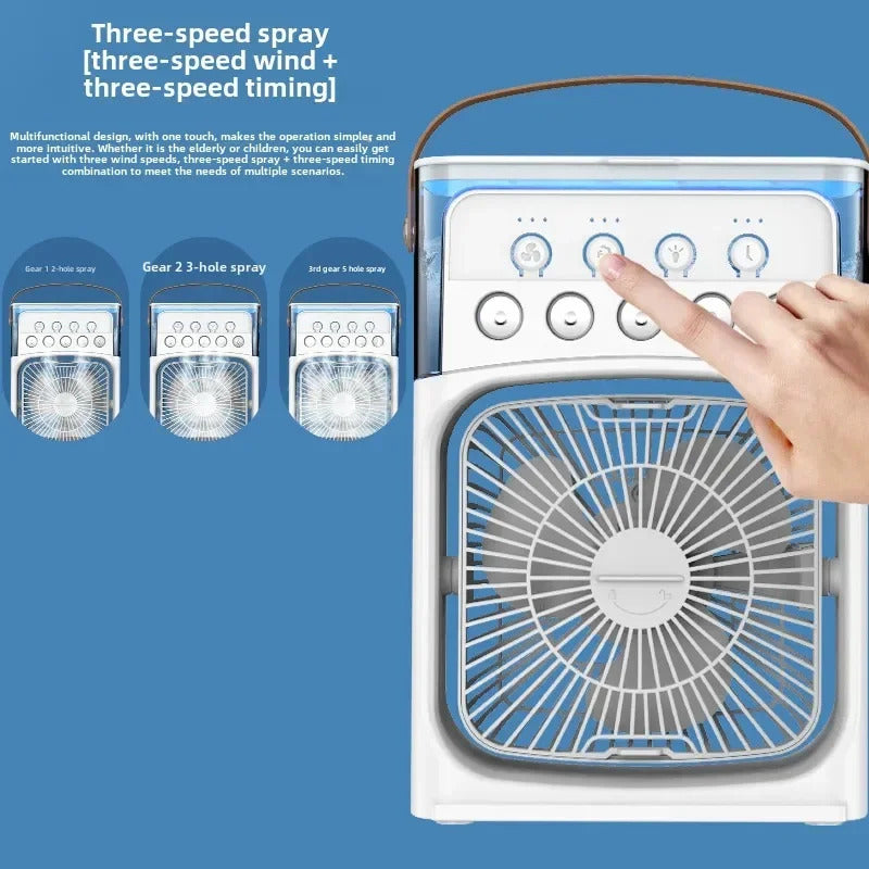 ❄️ 3-in-1 Portable Mini Air Cooler