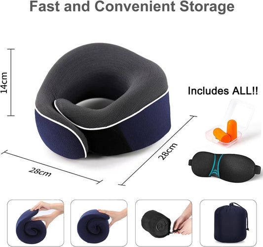 ✈️ Travel Neck Pillow – Comfort That Travels With You