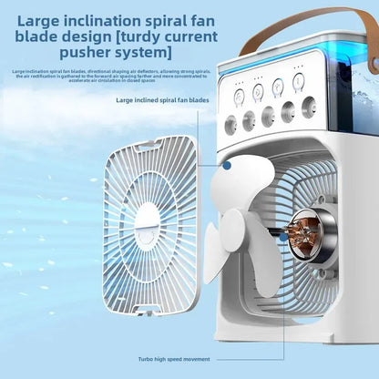 ❄️ 3-in-1 Portable Mini Air Cooler