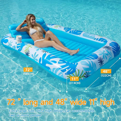 🌞 Tanning Pool Lounger Float – Relax, Float & Glow