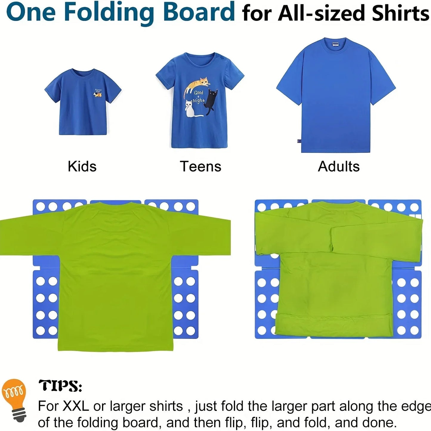 👕 Plastic Clothes Folding Board